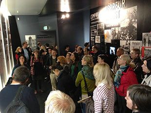 Inside the memorial centar.